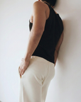 Cream Knitted Jogger